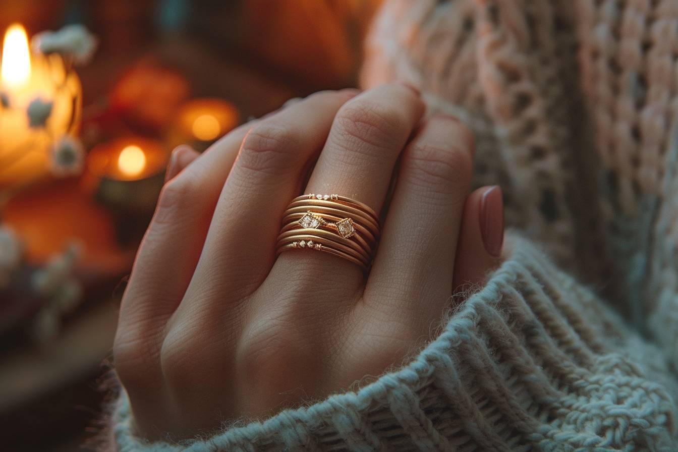 Bague semainier : le bijou tendance pour chaque jour de la semaine - Guide complet et astuces