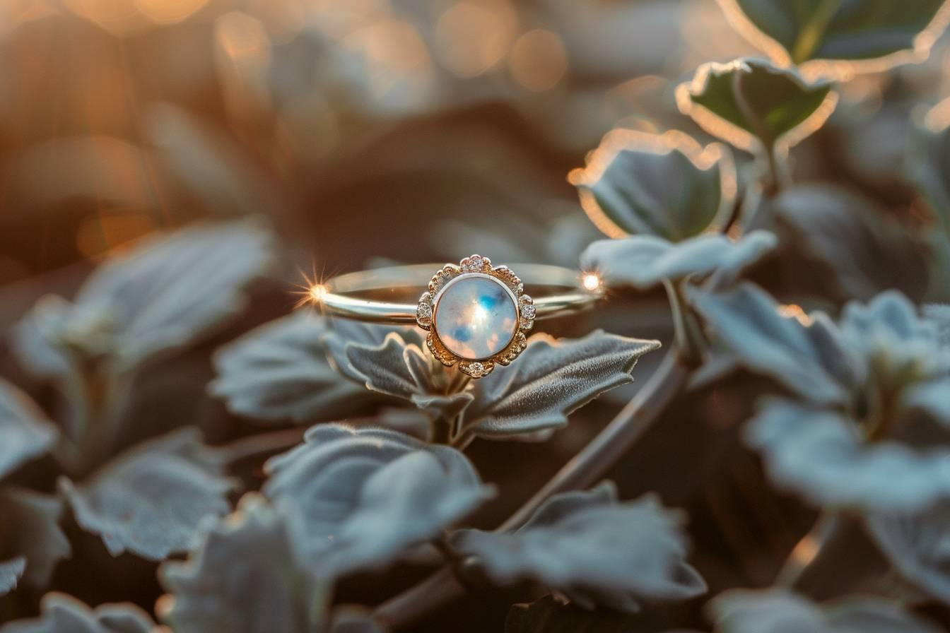 Bague pierre de lune : le bijou envoûtant pour sublimer votre look avec élégance et mystère