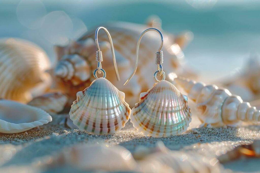 Boucles d'oreilles coquillage : le must-have de l'été pour un look marin chic et tendance