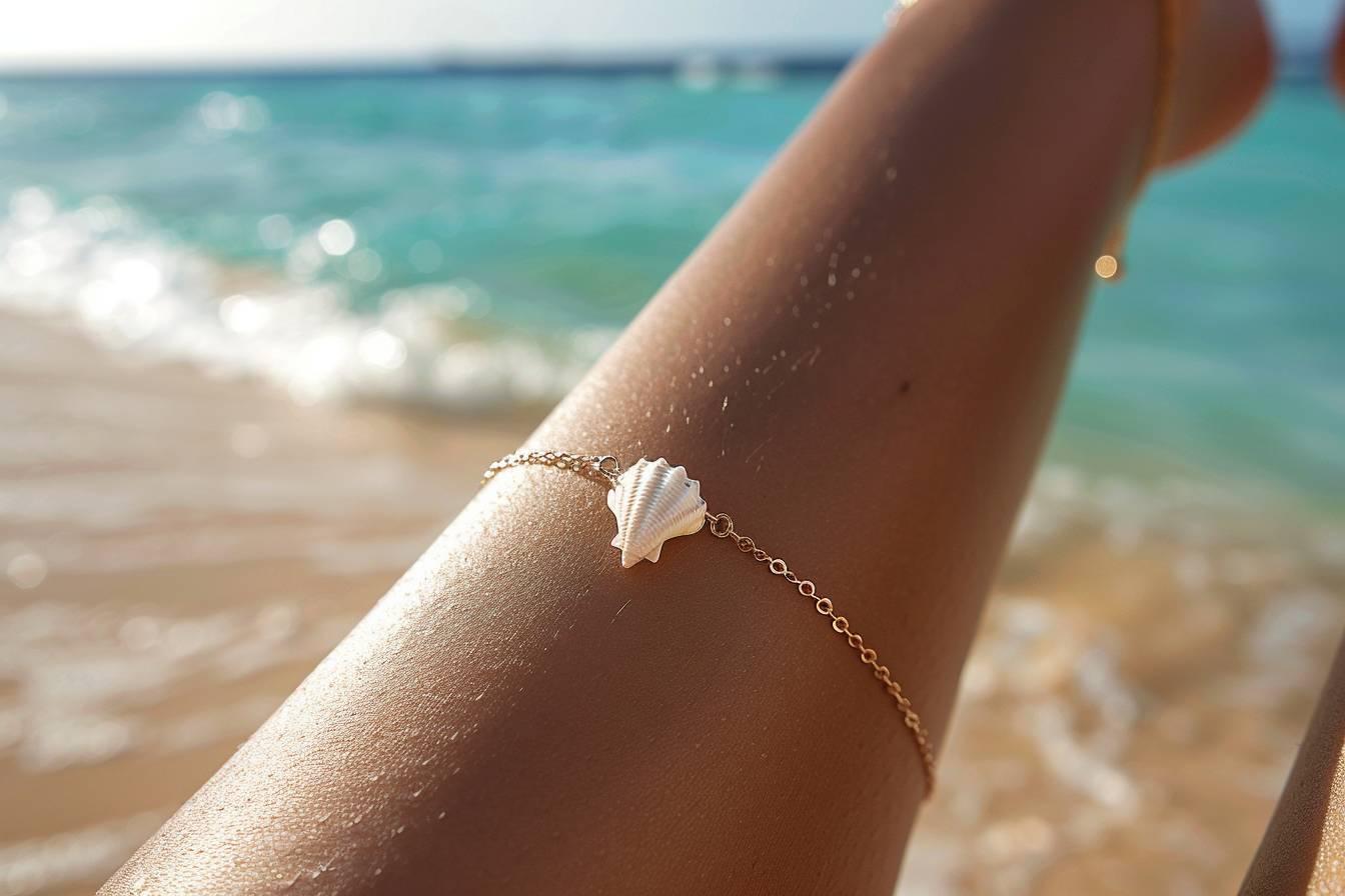 Bracelet de cheville coquillage : l'accessoire tendance pour sublimer vos chevilles cet été