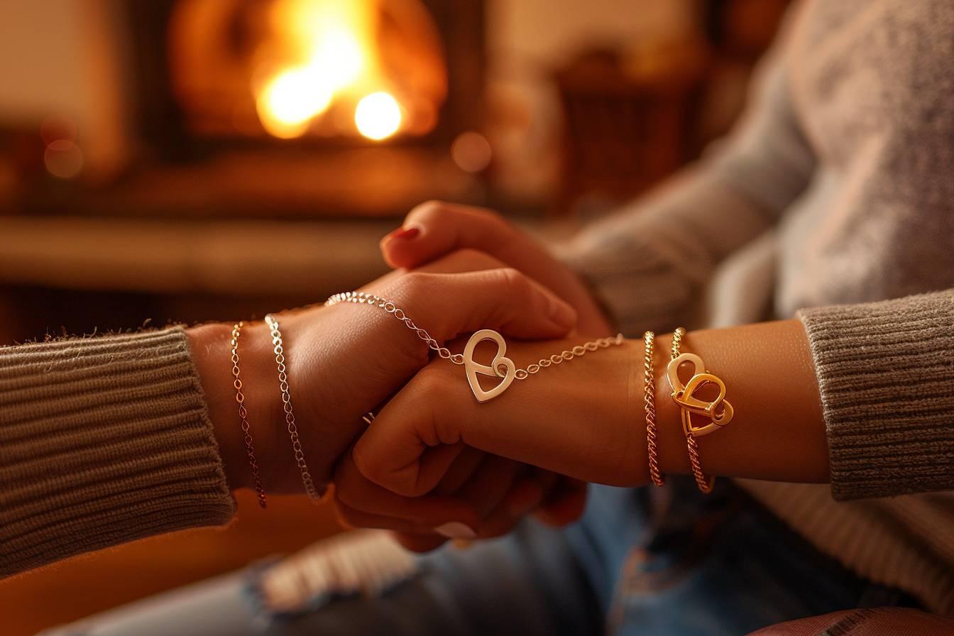 Bracelet duo : le cadeau parfait pour couples et amis, symbole d'amour et d'amitié à partager