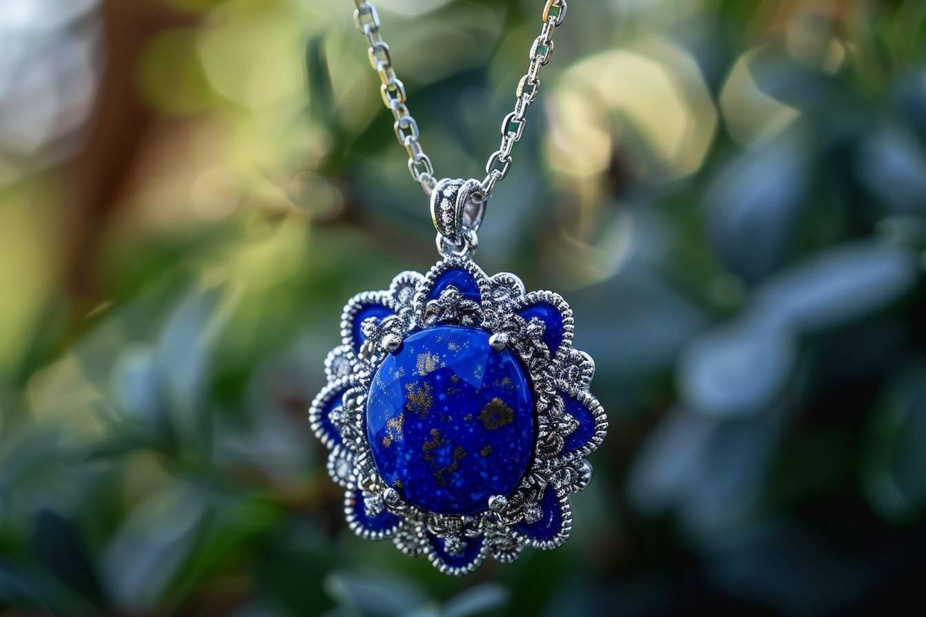 Collier lapis lazuli : découvrez la pierre bleue céleste pour un look élégant et mystique