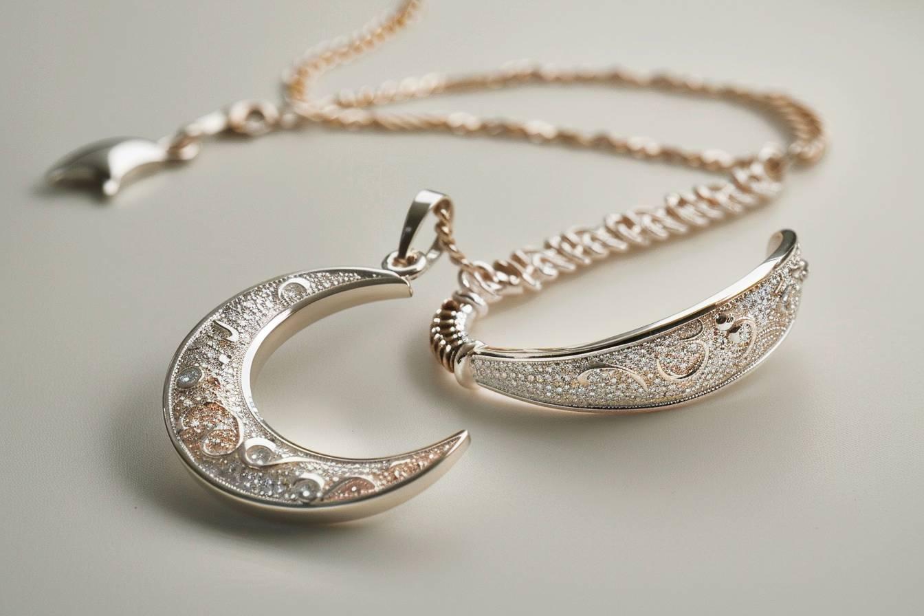 Collier lune : le bijou céleste tendance pour sublimer votre style avec élégance et mystère